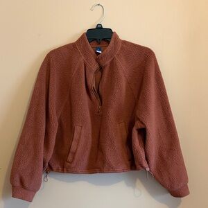 Old Navy Rust Teddy Jacket